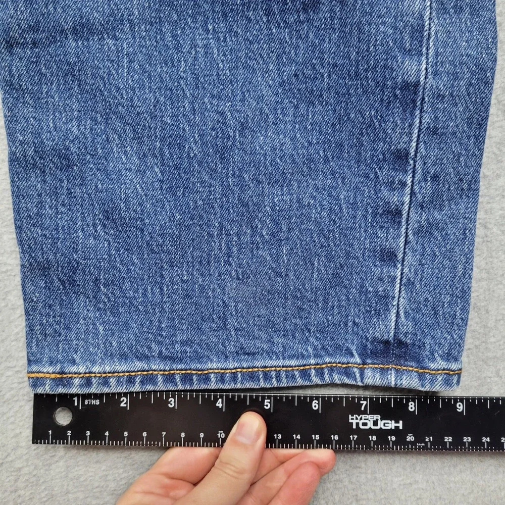 Levi's 501 Original Fit Jeans Mens 42x32 Blue Button‎ Fly Straight Leg Denim
